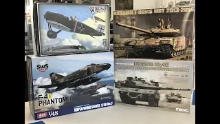 More NEW  kits Plus a review of Meng Merkava IV with Trophy system