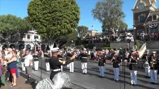 1st Marine Division Band at Disneyland May 26 2014
