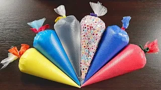 Slime Piping Bags - Making Crunchy Slime