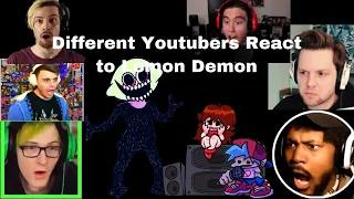 Different Youtubers React to Lemon Demon