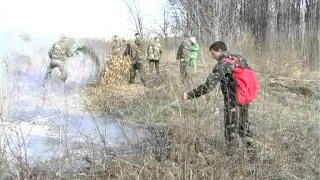 Рятувальники і лісники провели спільні навчання по гасінню лісової пожежі