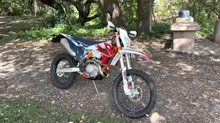 2023 KTM 500 EXC-F Six Days Detail walk around all stock