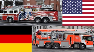 FDNY rep. American Fire Trucks VS German Fire Trucks