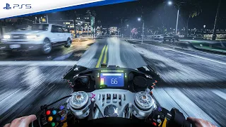 ⁴ᴷ⁶⁰ GTA 5: POV FIRST PERSON Enhanced Photorealistic Graphics Mod Bike Gameplay / RTX 3090 Maxed-Out