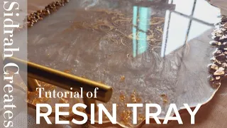 How to make beautiful Resin Tray | Process video