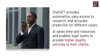 Chatgpt and the role of AI in the Law Industry