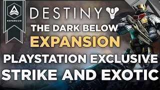 Destiny: The Dark Below Expansion Playstation Exclusive Strike And Exotic Weapon