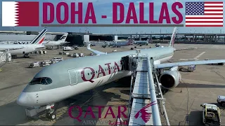 PANDEMIC TRIPREPORT | Qatar Airways (ECONOMY) | Airbus A350-1000 | Doha - Dallas