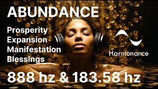 💰 ABUNDANCE: Angel Number 888 Hz & Jupiter 183.58 Hz Fusion