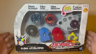 Beyblade Team Excalibur Set Unboxing! Custom Capricorn!