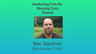 Ben Sanford Q&A (October 5, 2020)