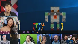 Build Battle - Animation vs. Minecraft Shorts Ep. 17 [REACTION MASH-UP]#1716