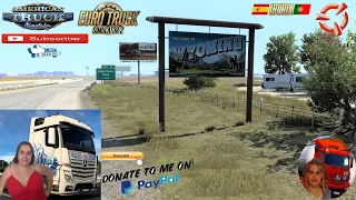 American Truck Simulator Road to Cheyenne and Abraham Lincoln Memorial Monument + DLC's & Mods