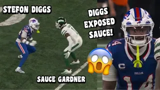 Sauce Gardner ‘EXPOSED’ Vs Stefon Diggs 😳 (WR Vs CB) 2023 Bills vs Jets highlights