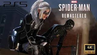 Marvels Spider-Man Remastered - PS5 Gameplay  - 4K ULTRAHD HDR RAY TRACING | Black Cat DLC |