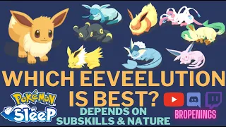 Which Eeveelution should you pick? Pokemon Sleep