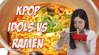 KPOP IDOLS VS RAMEN