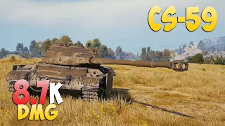 CS-59 - 7 Kills 8.7K DMG - Few seconds! - World Of Tanks