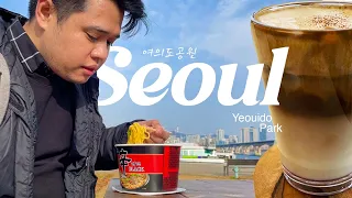 Yeouido Park Seoul Guide: Ramyun Noodles, Bike Rental, and Han River Fun! | Entry 26/30