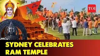 Watch Sydney Streets Sing Jai Shri Ram! Indian diaspora gather to celebrate| Ayodhya Pran Pratishtha