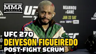 Deiveson Figueiredo Calls Brandon Moreno 'Crybaby' For Thinking He Won | UFC 270 | MMA Fighting