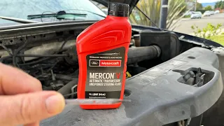 HOW TO CHECK TRANSMISSION FLUID LEVEL FORD F150 & HOW TO ADD FLUID!