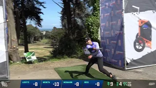 PAUL MCBETH OUTDRIVES a 750' HOLE by 60' at San Francisco Open