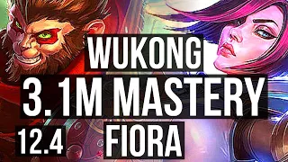 WUKONG vs FIORA (TOP) | 3.1M mastery, 6 solo kills, 800+ games | EUW Diamond | 12.4