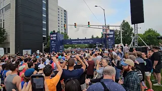 Starting Line Of 2024 OneAmerica 500 Festival Mini-marathon In Indianapolis, Indiana