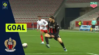 Goal Amine GOUIRI (4' - OGC NICE) OGC NICE - NÎMES OLYMPIQUE (2-1) 20/21