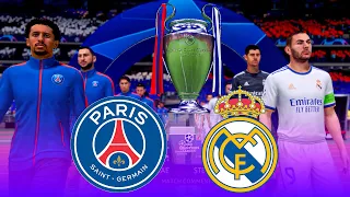 Paris Saint Germain vs Real madrid | UEFA Champions League Final 2021 | Gameplay PC & Full match