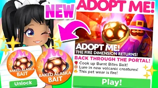 *IT'S HERE* FIRE DIMENSION RETURNS *NEW LURES* in Adopt Me! (roblox)