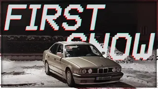 BMW E34 - FIRST SNOW [2021]