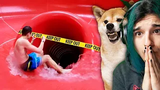 Die gefährlichsten Wasserrutschen der Welt! 😱 (Mamiko & Kyo Reaction)