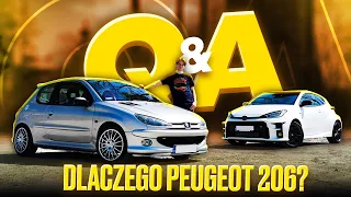 DLACZEGO KUPIŁEM 206? - Q&A Z MOIM PEUGEOT 206 GTI/S16