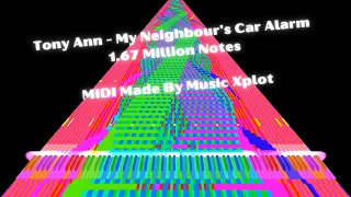 [Black MIDI] Tony Ann - My Neighbour's Car Alarm  - 1.67 Million Notes