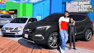 ОТЕЦ И СЫН В GTA 5 - ПОДАРИЛ СЫНУ HYUNDAI SANTA FE! ОБМЕНЯЛ ХЕНДАЙ ГЕТЦ НА САНТА ФЭ! 🌊ВОТЕР