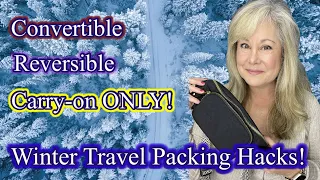 Packing Hacks for Cold Weather Travel! Best Convertible & Versatile Clothing to Pack Carry-on ONLY!