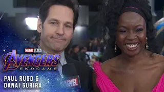 Danai Gurira and Paul Rudd Talk the Snap LIVE from the Avengers: Endgame Premiere