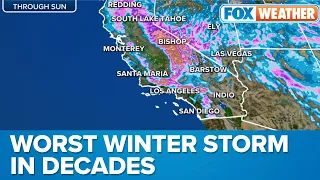 Southern California Mountains Will Experience Worst Winter Storm In Three Decades