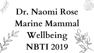 Dr. Naomi Rose 2019