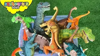 DINOSAUR FIGHT in Box! Skyheart Toys dinosaurs for kids jurassic battle
