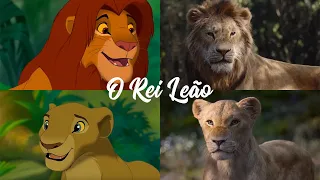 Antes e Depois - O REI LEÃO CLÁSSICO (1994) VS. LIVE-ACTION (2019)