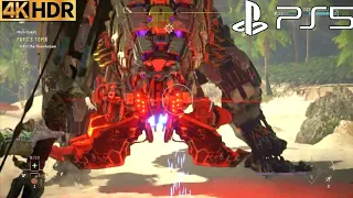 Thunderjaw Boss Fight - Horizon Forbidden West Faro's Tomb Boss Fight (PS5) 4K 60FPS HDR Gameplay