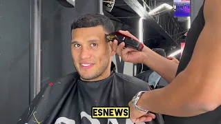 Epic When David Benavidez got the call to meet Mike tyson . This was his response - esnews Boxing