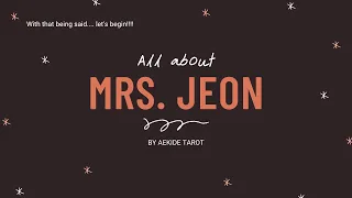 ALL ABOUT MRS. JEON || Tarot Reading || Jungkook's Future Wife ||