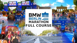 BMW Berlin Marathon 2023 Virtual Run | FULL COURSE | 4K Treadmill Scenery [310]