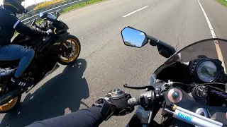 R6 vs Gen 3 zx10r ...  unfair match up