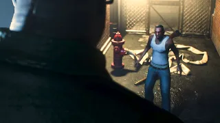 CJ meets BIG SMOKE in Raccoon City