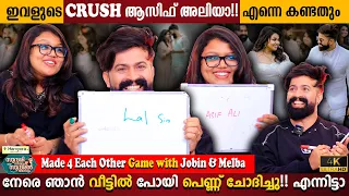 Made For Each Other Game With Jobin & Melba | Crush On Asif Ali ? | Mohanlal | Milestone Makers